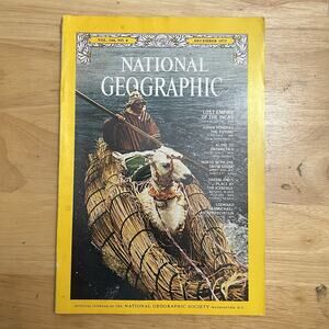 Vintage National Geographic Magazine December 1973 Inca Empire Aspen Antarctic